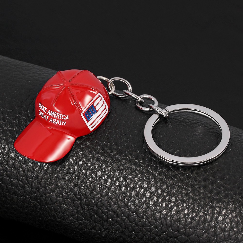 20g Weight European Hip Hop Baseball Cap Keychain Street Fashion Men's Gift Backpack Pendant Children Key Chain