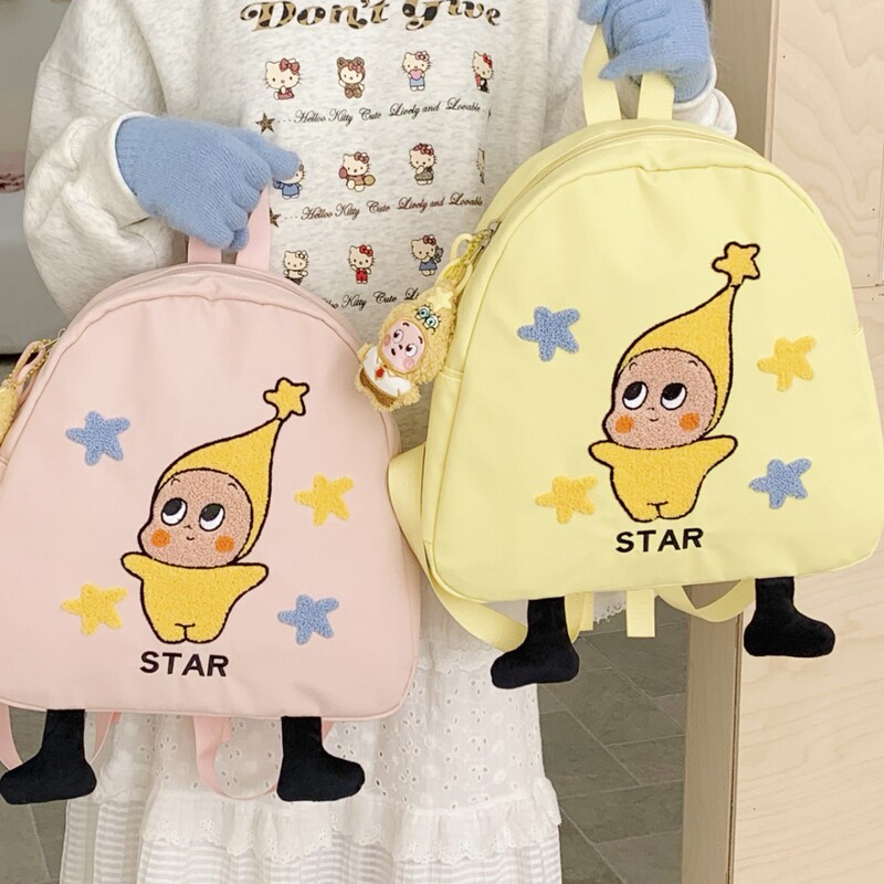 College Style High-Looking Backpack, Versatile Japanese Junior and High School Girl Backpack, College Student Simple Large-Capacity School Bag College Style High-Looking Backpack, Versatile Japanese Junior and High School Girl Backpack, College Student Simple Large-Capacity School Bag