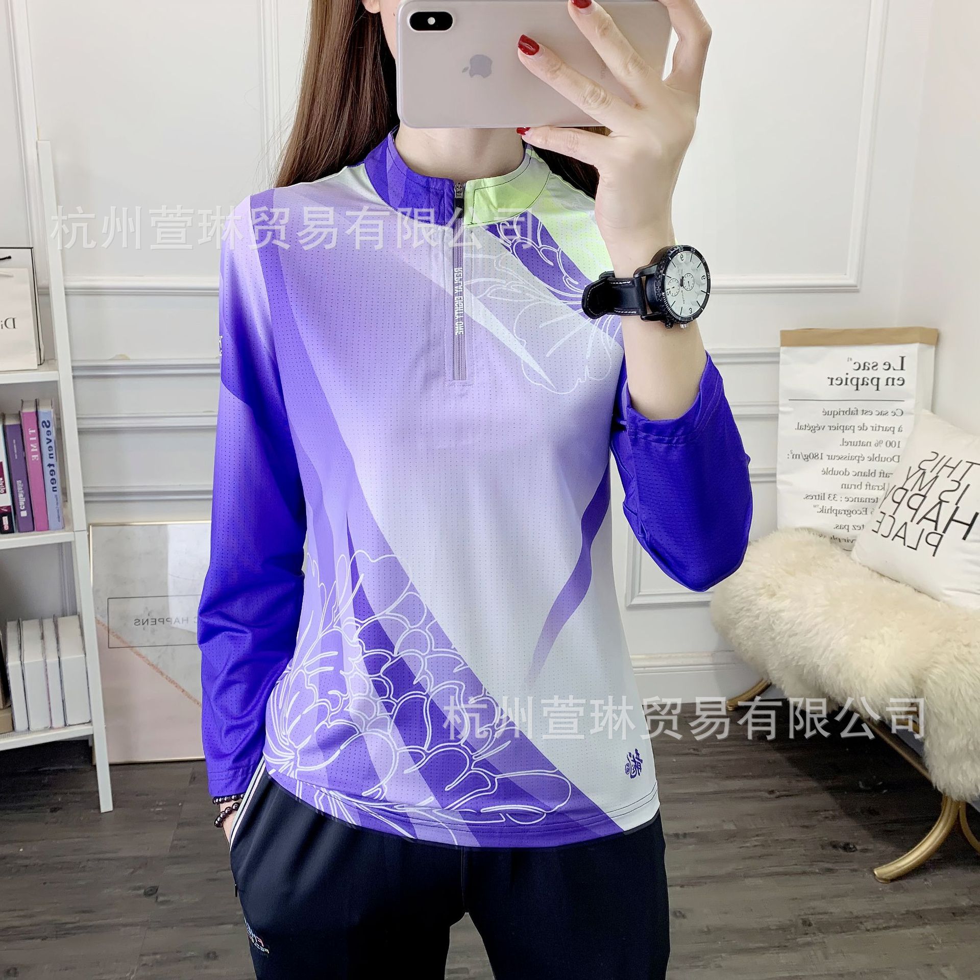Quick dry overall, long-sleeve, ultra light breathable camouflage T-shirt, travel autumn sports suit for gym, for running 4