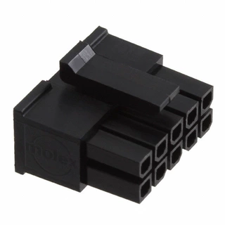 0430251008 矩形连接器 - 外壳 插座 黑色 0.118"（3.00mm）
