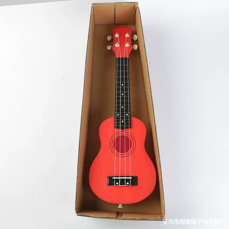 Ukulele with a score, small guitar, musical instruments, 21 inch, training