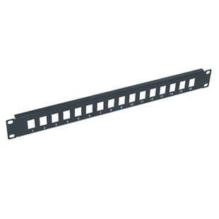 12-Port, 16-Port, 18-Port Patch Panel 1U Rack-Mounted Category 6 Voice Telephone Network Modular
