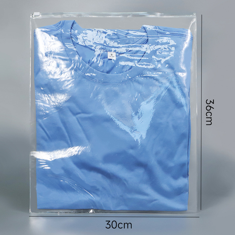 [유백색] PVC 지퍼백*28c 투명 반투명*30*36cm