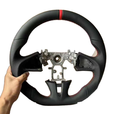 and Red Stitching, Steering wheel