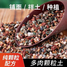 厂家批发虹彩石多肉营养土园艺种植多肉铺面花卉拌土石子彩虹石
