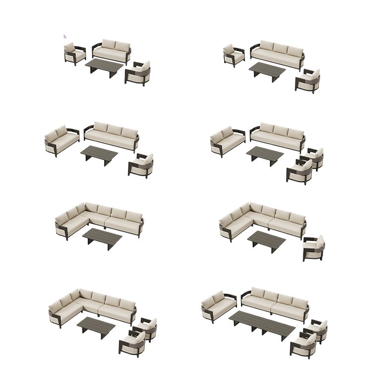 Sofá al aire libre patio villa al aire libre ocio jardín hotel alojamiento terraza pabellón terraza de aluminio sofá silla mesa silla