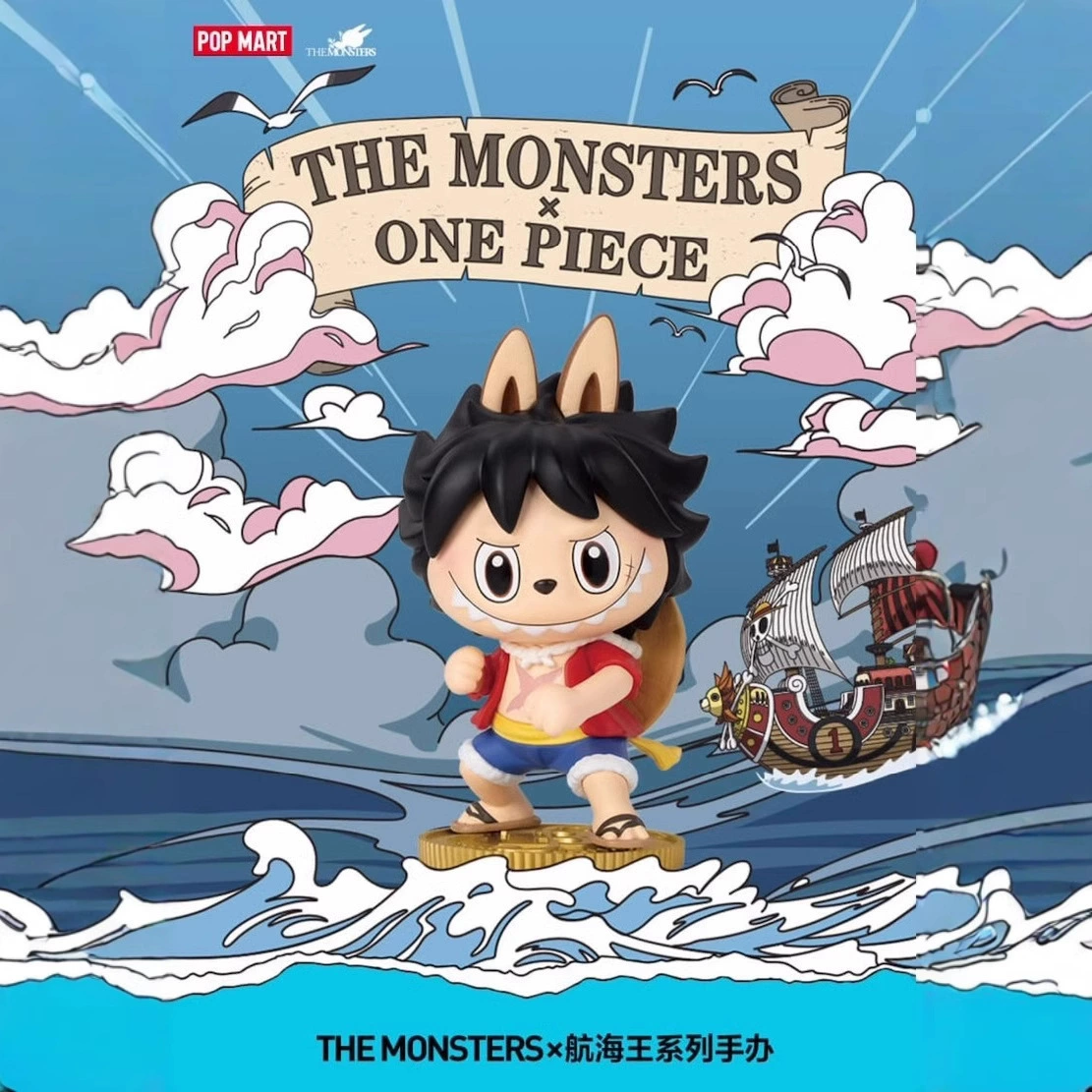 POP MART THE MONSTERS×Neon Nautical Series Фигурка слепая коробка LABUBU подарок