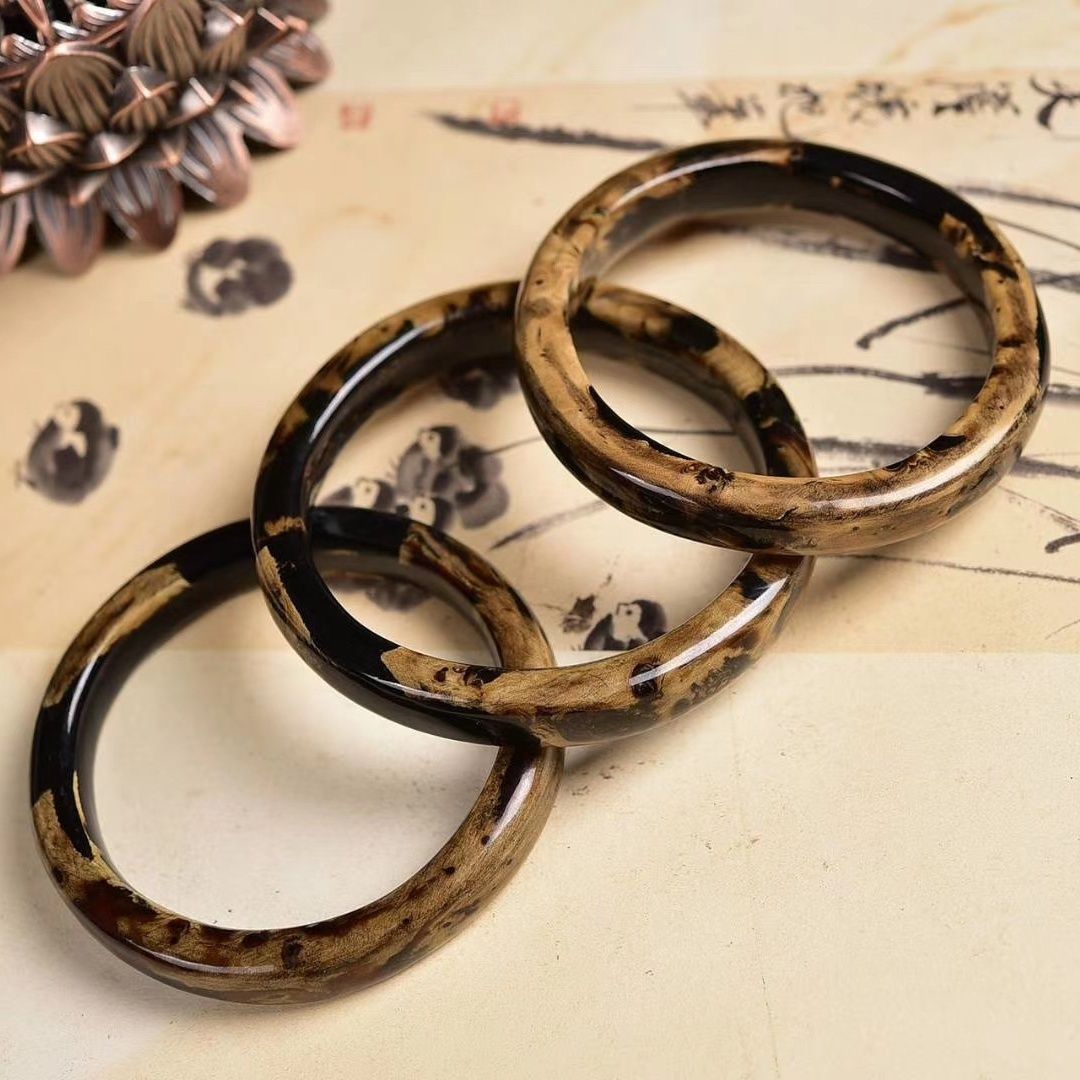 正宗天然血海柳手镯手串活海柳男女款黑珊瑚本命年手环文玩