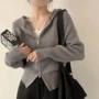 小众加厚连帽翻领毛衣