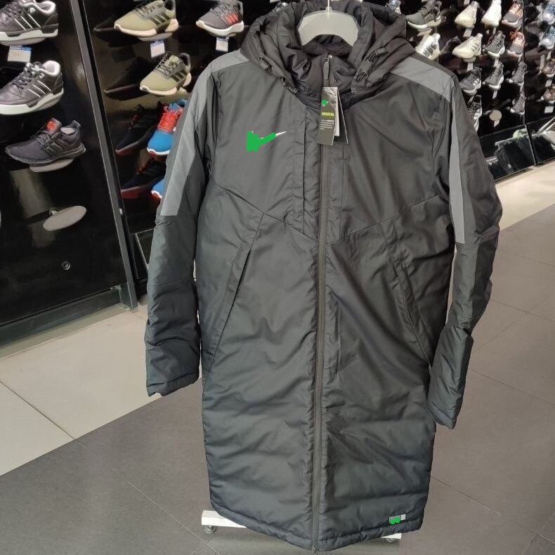 Sports Winter Training Cotton Coat, Long Over-The-Knee Thickened Winter Warm Windproof Hooded Training down Cotton Jacket Sports Winter Training Cotton Coat, Long Over-The-Knee Thickened Winter Warm Windproof Hooded Training down Cotton Jacket