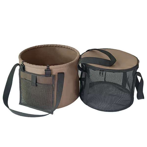Outdoor Camping Folding Bucket PVC Portable Bucket Car Fishing Bucket Household Picnic Bucket Customization