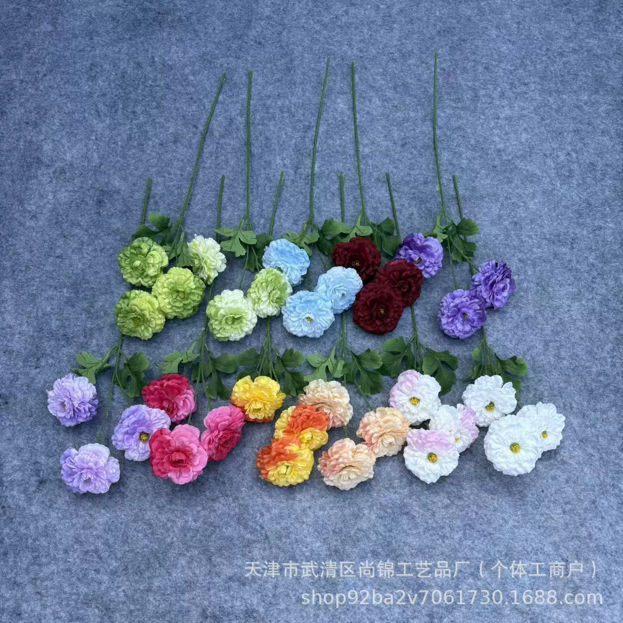 锦鲤牡丹仿真花婚庆花束摆件插花婚礼装饰花造景假花批发跨境绢花