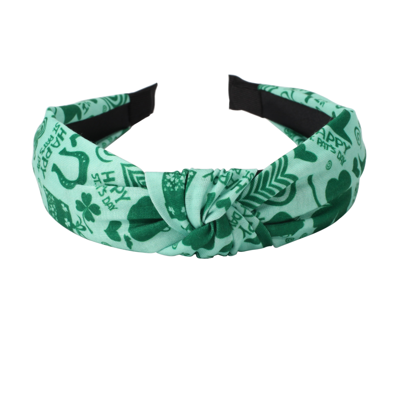 134g Weight Hair Band Hair Accessories Type 1 Piece Quantity Party, Festival Occasion St. Patrick Festival Shamrock Pattern All Seasons Season Women's Gender Classic Style Style Green Color Classic Style Women's Shamrock Cloth Hair Band 24