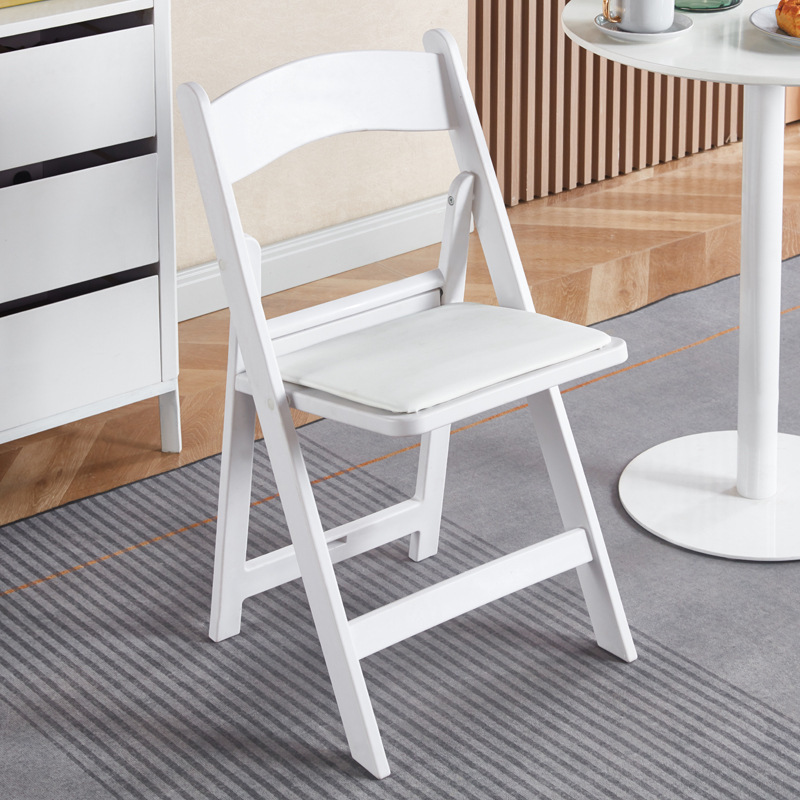 Sillas plegables europeas Wimbledon sillas plegables portátiles sillas de Wimbledon blanca