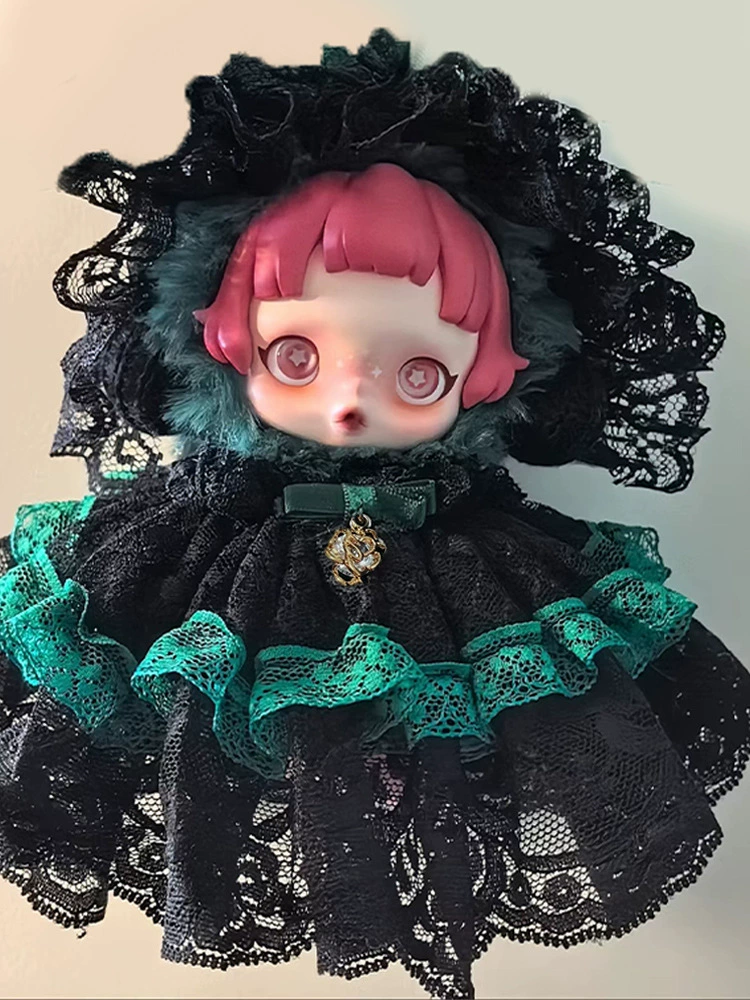 (DollPANDA) POP MART SKULLPANDA Light Weaver Garden зимняя серия движущихся кукол, одежда для куклы
