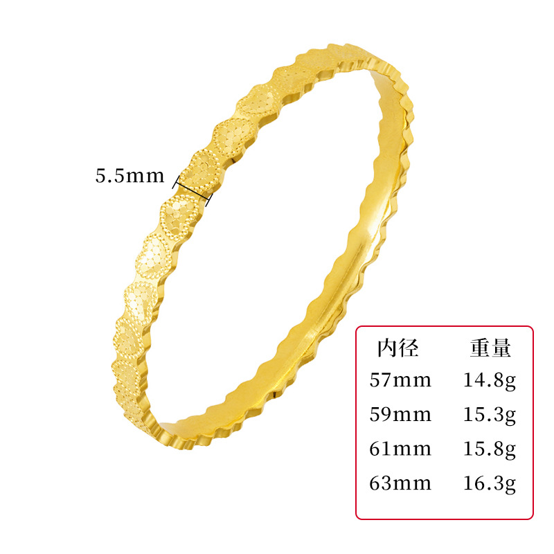 Arena oro flash dragón escala pulsera para las mujeres todo fósforo nicho imitación oro cobre pulsera no se desvanece durante mucho tiempo accesorios nueva pulsera antigua