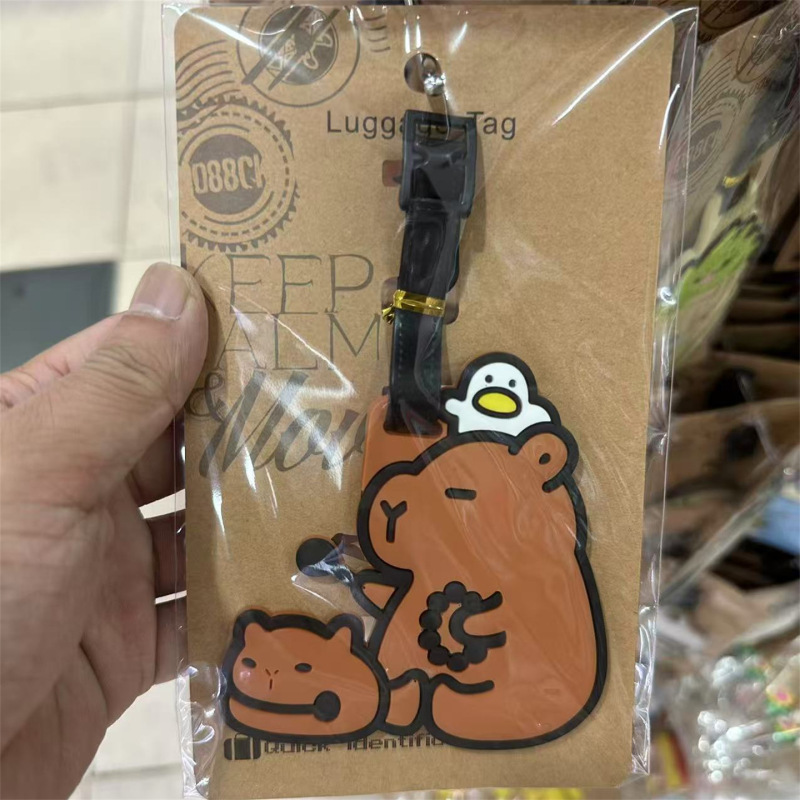 卡通动漫蜡笔小新史努比不二家行李牌旅行箱托运登机牌包包小挂件|undefined