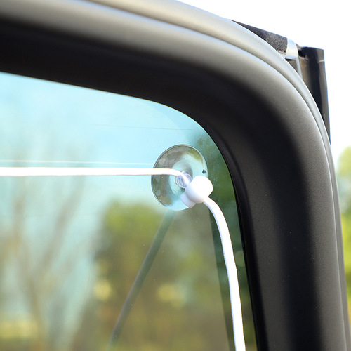 Car sunshade side curtain cartoon cotton plaid bear car curtain summer sun protection and heat insulation car sunshade