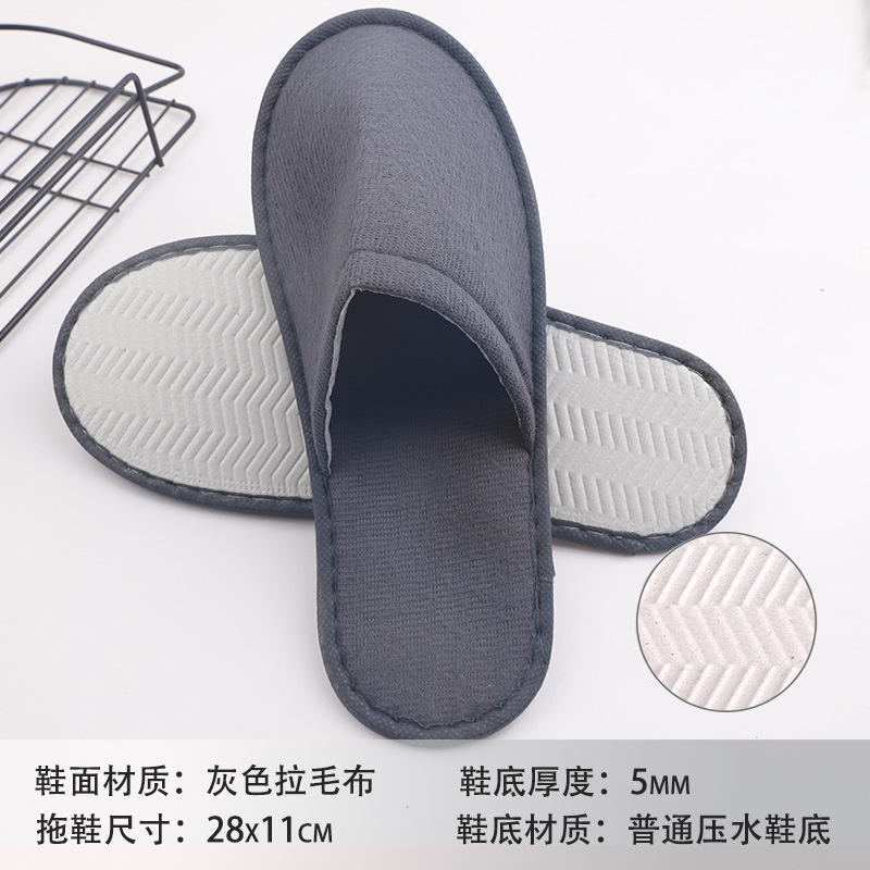 Hotel sandalinas desechables de algodón de lino de seda sandalinas de alojamiento residencial sandalinas desechables antideslizantes soleas de zapatillas gruesas