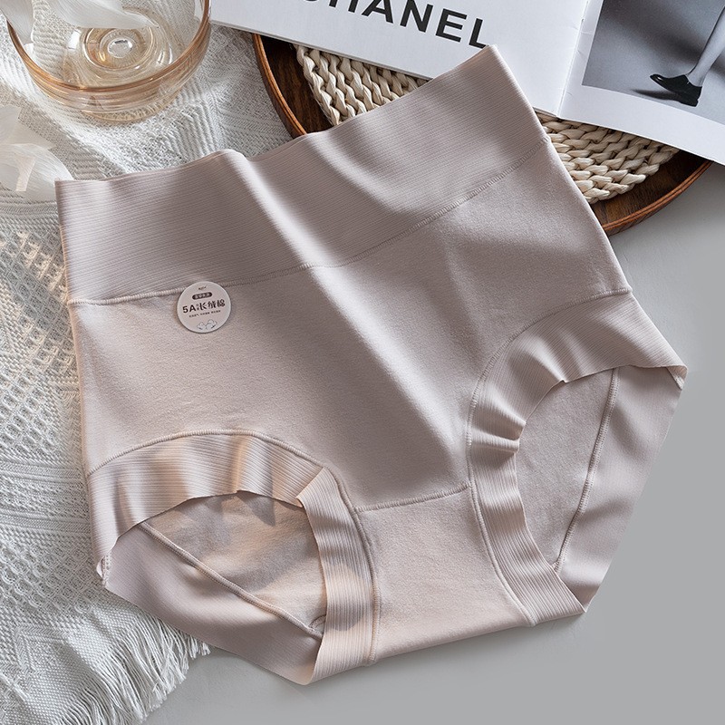 Calzoncillos de cintura alta de algodón de fibra larga de Xinjiang de grado 5A