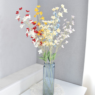 Popular Beaded Wind Chime Flower Wedding Car Artificial Flower Lily of the Valley Flower Manufacturer Wholesale Wedding Flower Auditorium Soft Decoration Hanging Bell Flower