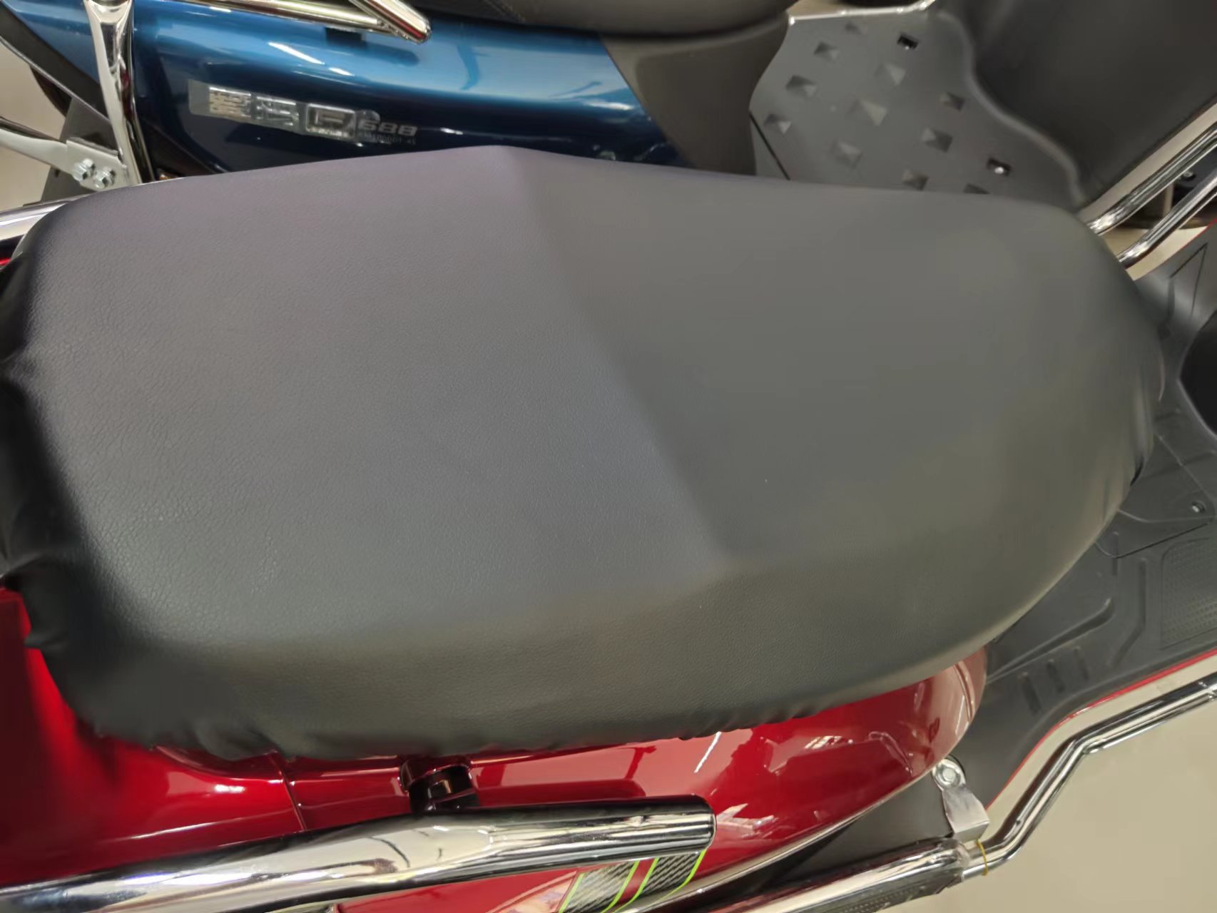 Electric bike seat cover waterproof and sunproof summer e-bike seat cushion cover for Yadea, Aima, step-through motorcycle, universal for all four seasons