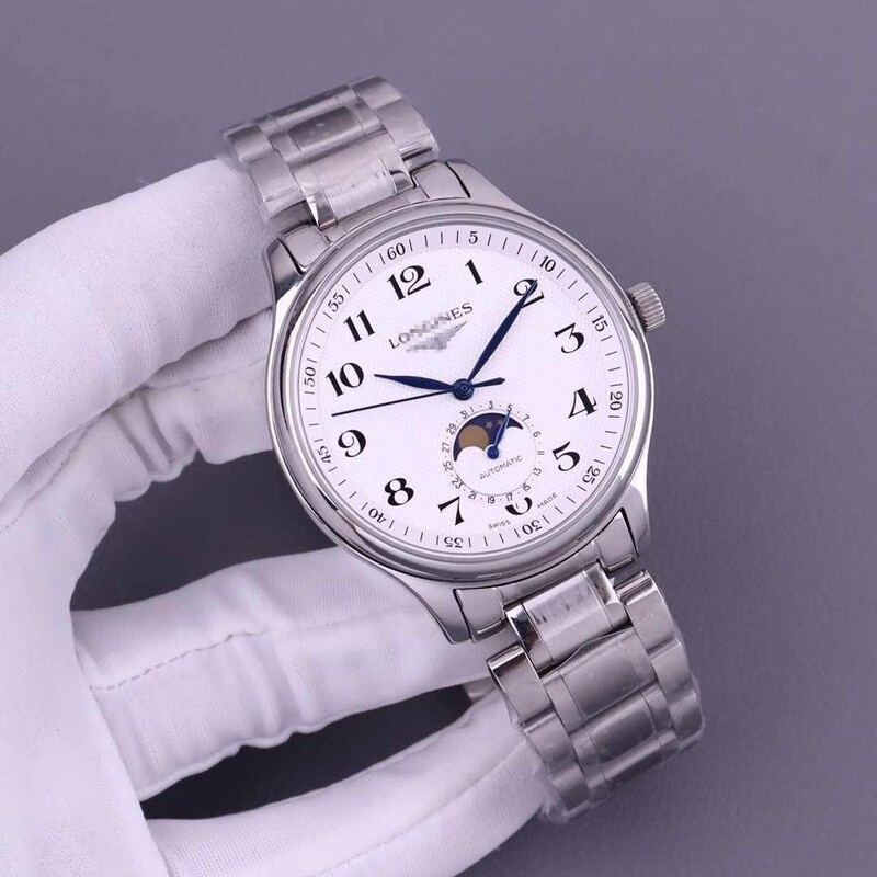 Famous Craftsman Moon Phase Classic Series Langjia Men's Watch Fully Automatic Mechanical Watch Business Watch Steel Belt Belt Famous Craftsman Moon Phase Classic Series Langjia Men's Watch Fully Automatic Mechanical Watch Business Watch Steel Belt Belt
