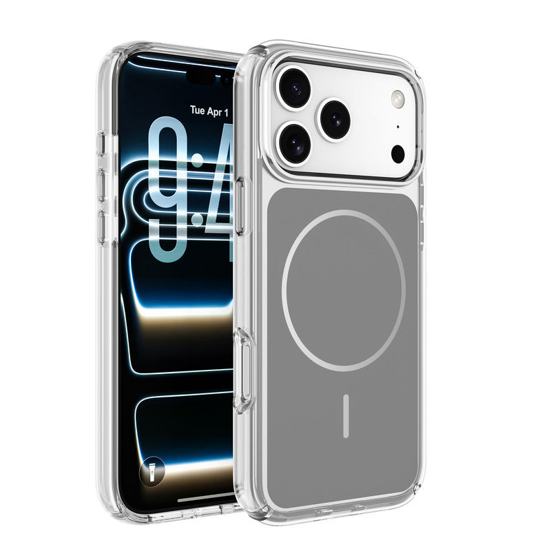 Defender Imitation Original Series Apple Clip-On Scratch-Resistant iPhone 16 Pro Max Magnetic 17 Air Light Gray Phone Case
