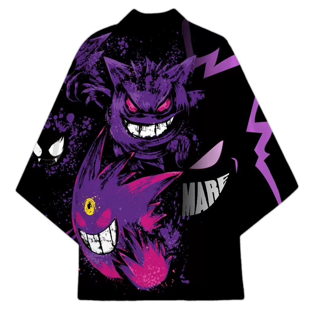 Halloween COS кимоно Pokémon Гэн Гуи двухмерное JoJo Чудесное Приключение плащ мужской крекер халат