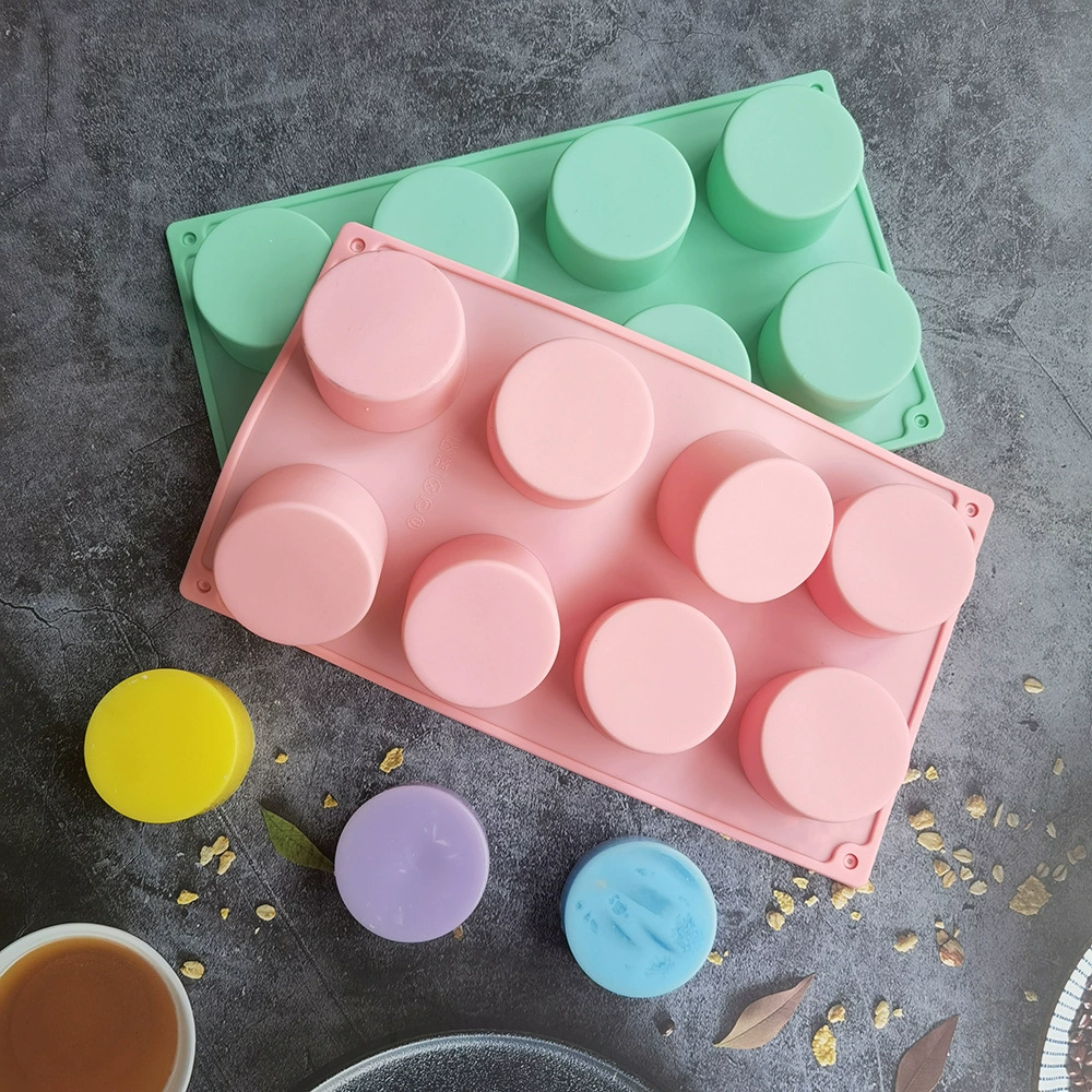 Силиконовая 8 даже цилиндрическая форма для выпечки торта DIY бисквитная форма для Мусса