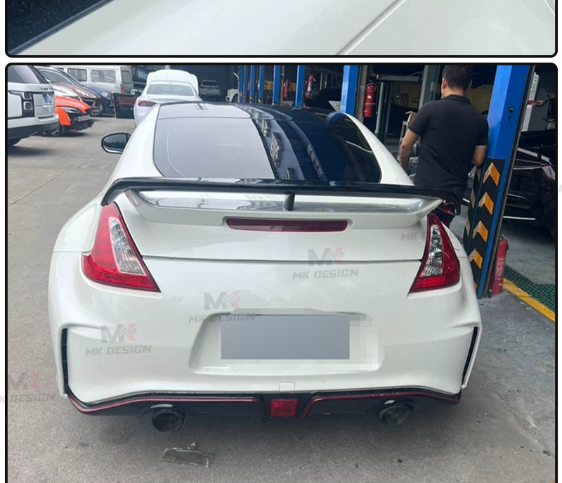 Suitable for Nissan 370Z Z34 carbon fiber rear spoiler