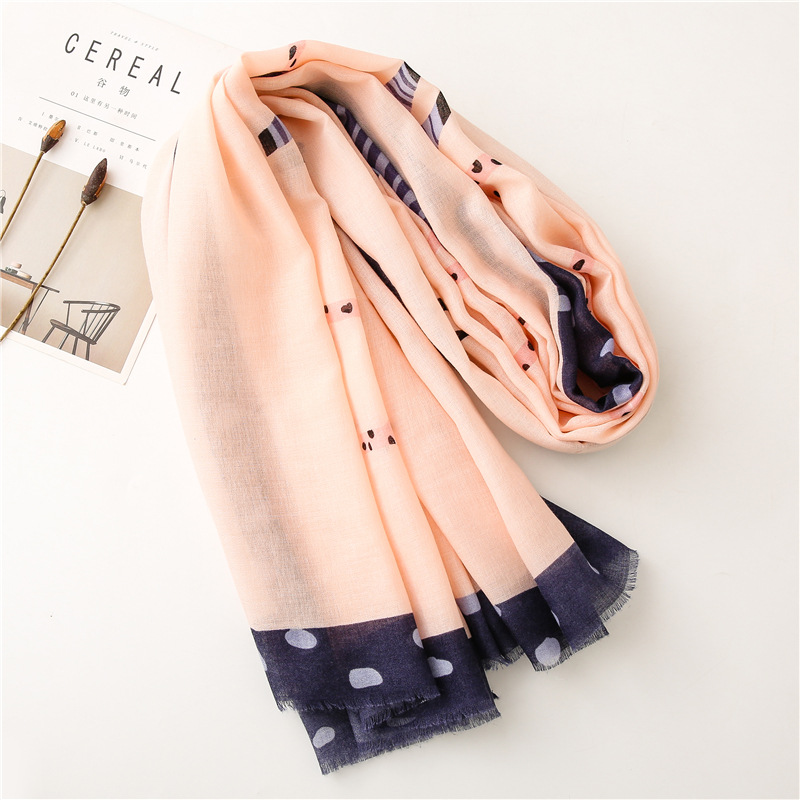 Korean Fashion Style Hand-painted Zebra Scarf display picture 7