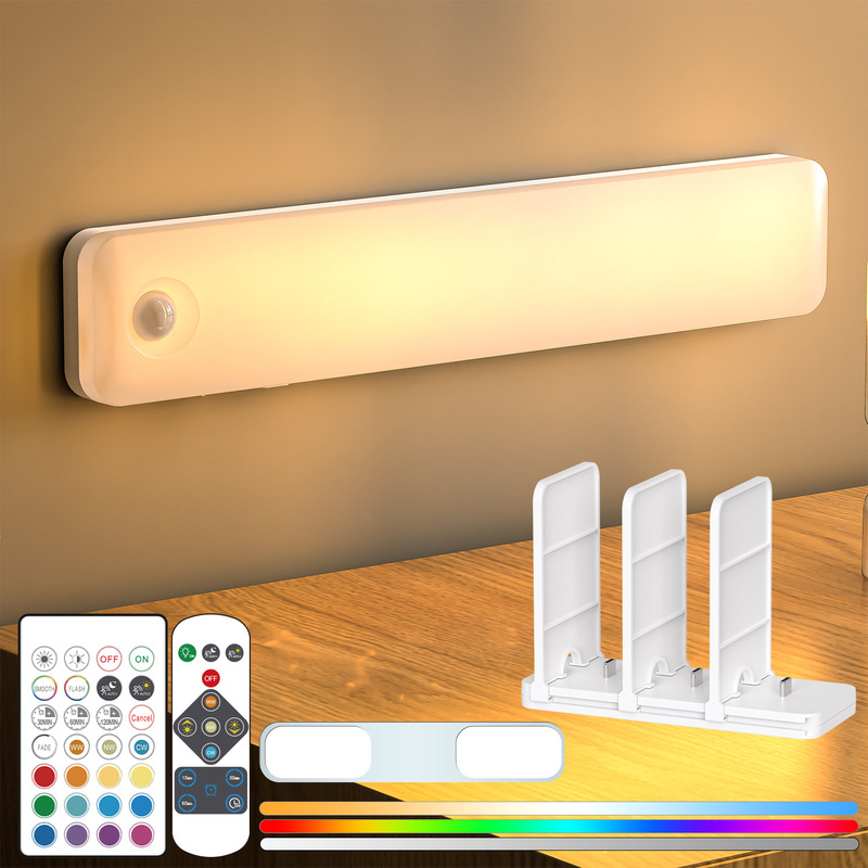 Led Intelligent Infrared Human Body Sensor Cabinet Light Wardrobe Wine Cabinet Entrance Cabinet Night Light Aisle Light Cordless Charging