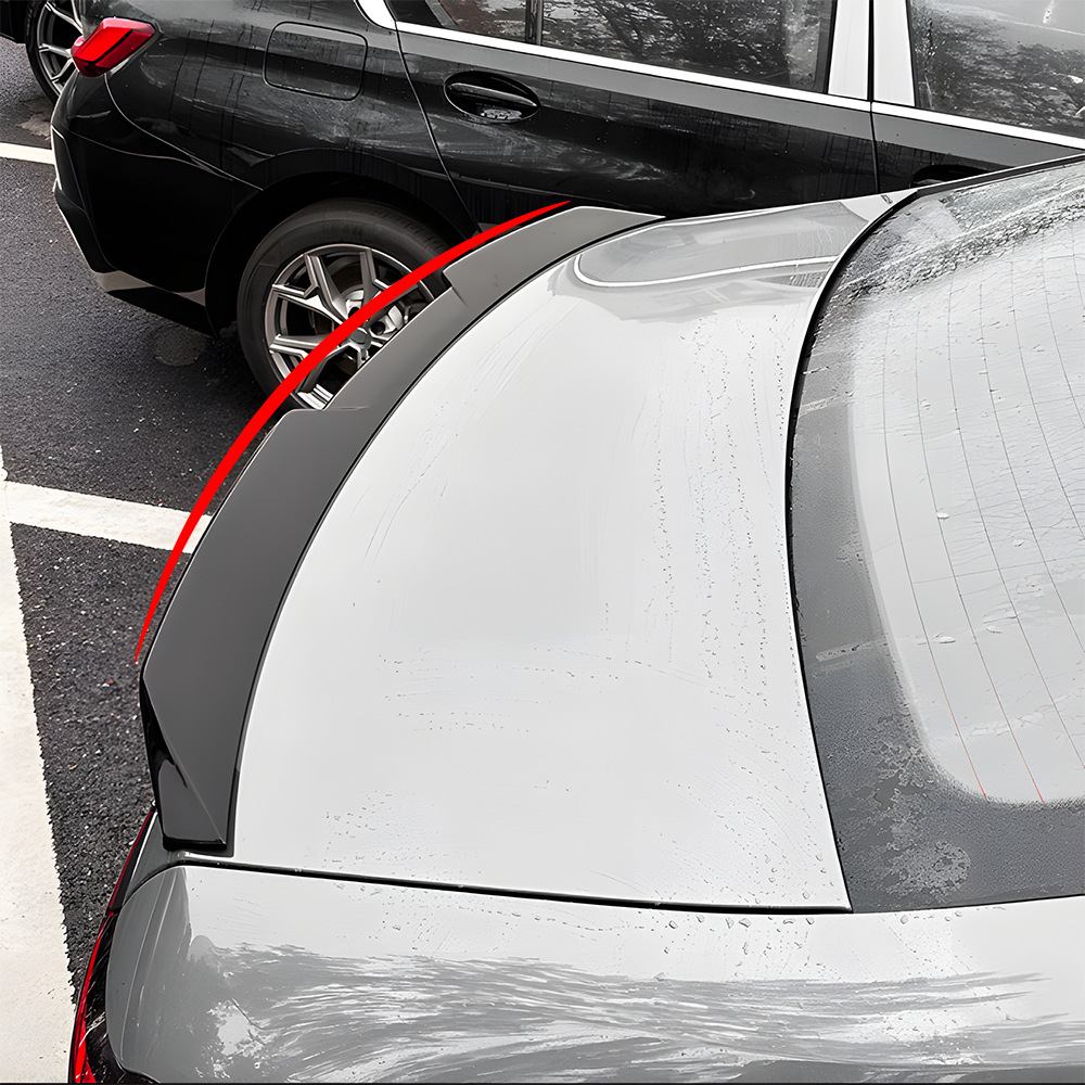 Suitable for Bmw 5 Series 24 Models G60 M4 Rear Wing Fixed Wing No-Installation Cross-Border Car Modification Parts