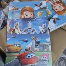 2元加厚28*21拼图3-8岁儿童全脑开发益智早教趣味拼图玩具