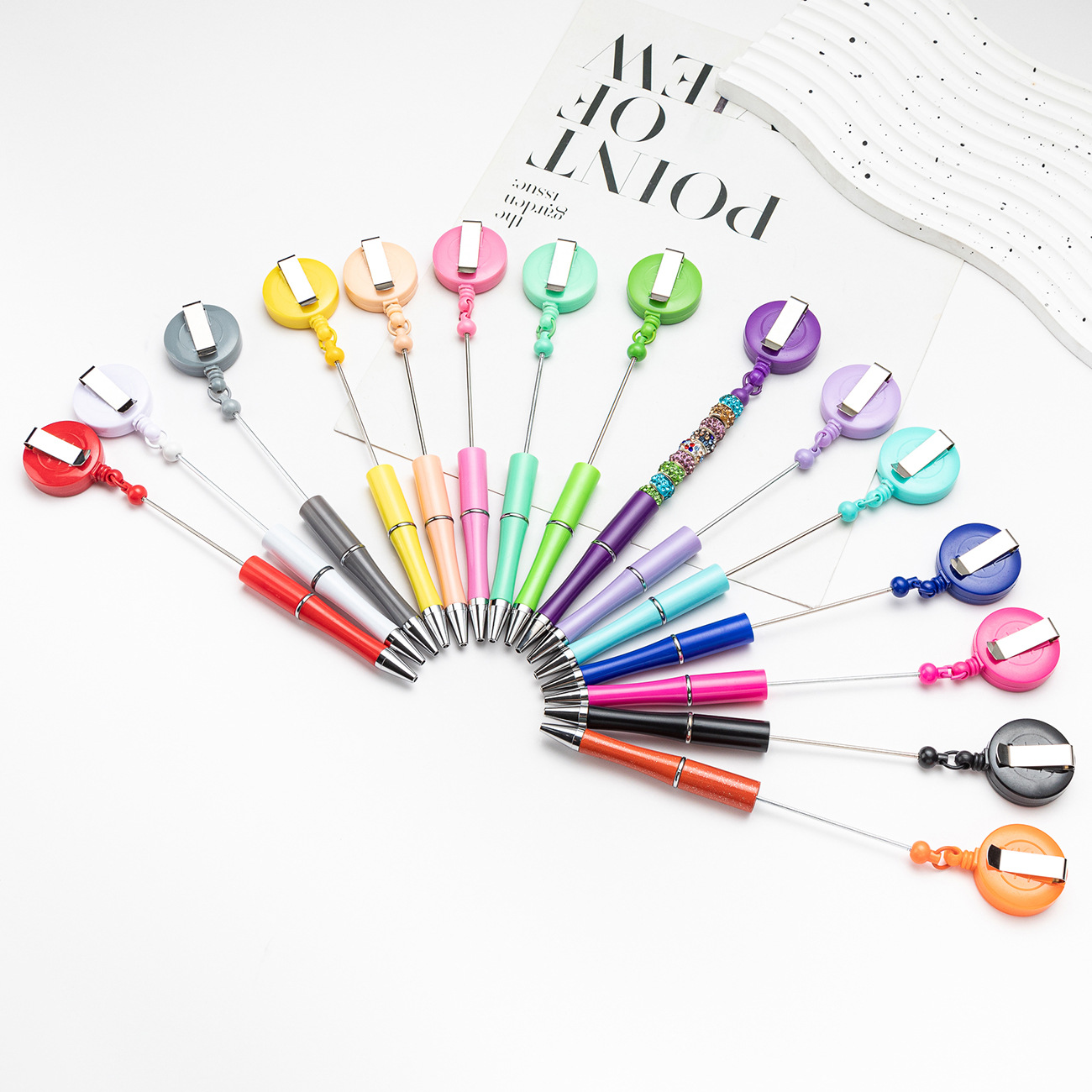 DiDi nuevo bolígrafo de plástico multicolor fácil de dibujar bolígrafo de bola fácil de dibujar