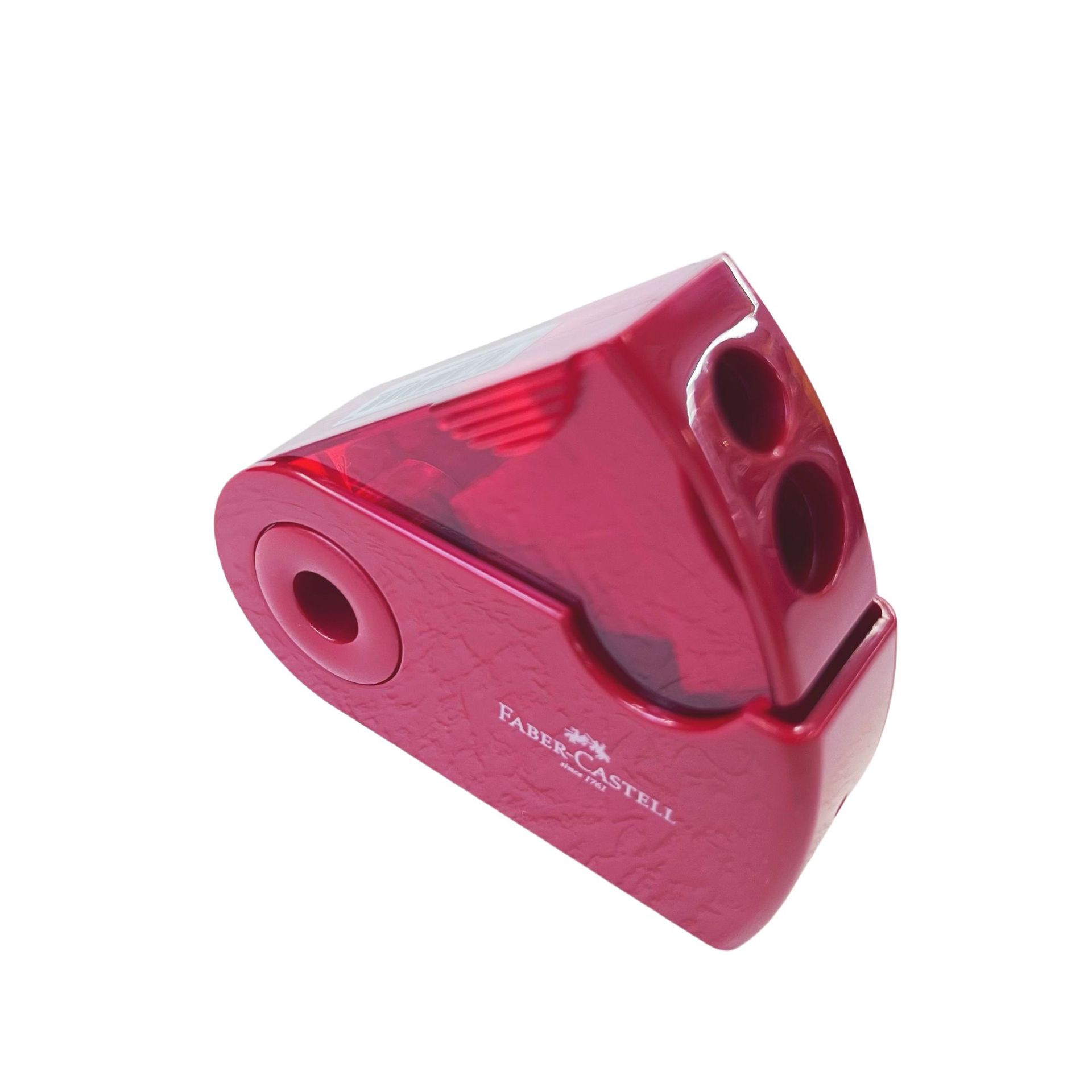 Sacapuntas de lápiz Faber-Jia alemán 1827 Sacapuntas de lápiz de un solo agujero de doble agujero Sacapuntas de lápiz de dibujo de plomo de color Sacapuntas de lápiz de Estudiante