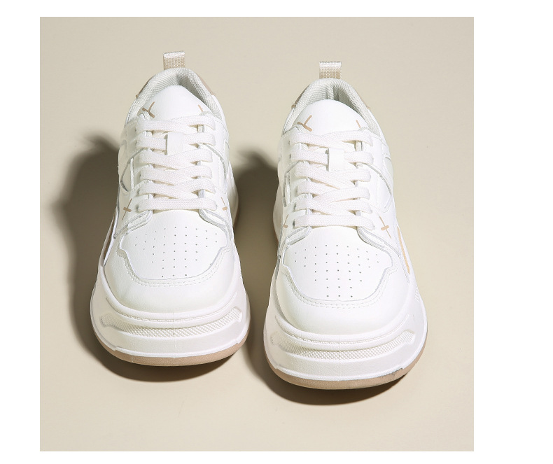 2024 début du printemps nouvelle édition coréenne petites chaussures blanches femme Instagram étudiant sport et loisirs chaussures de planche chaussures de tir de rue semelle épaisse_voghion.com