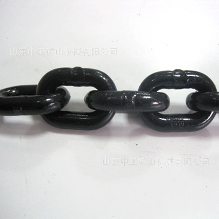 30T40T矿用刮板机配件 锰钢锻打链条 18x64圆环链条金属链
