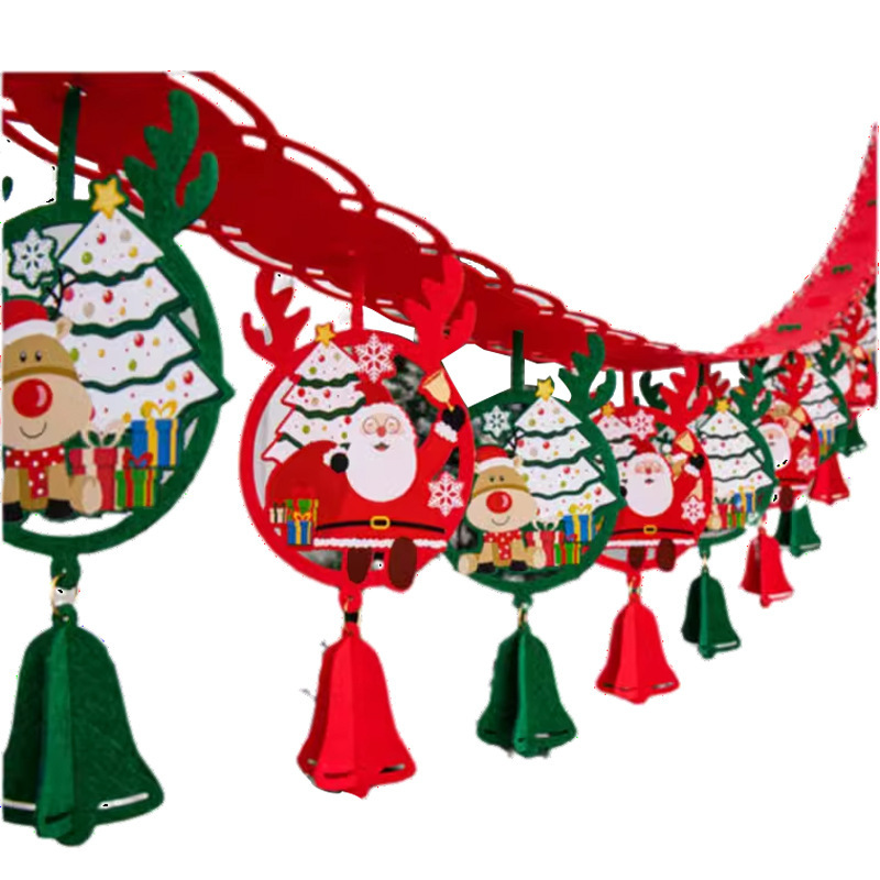 クリスマスは旗を掲げてクリスマスの装飾用品を飾ります。|undefined