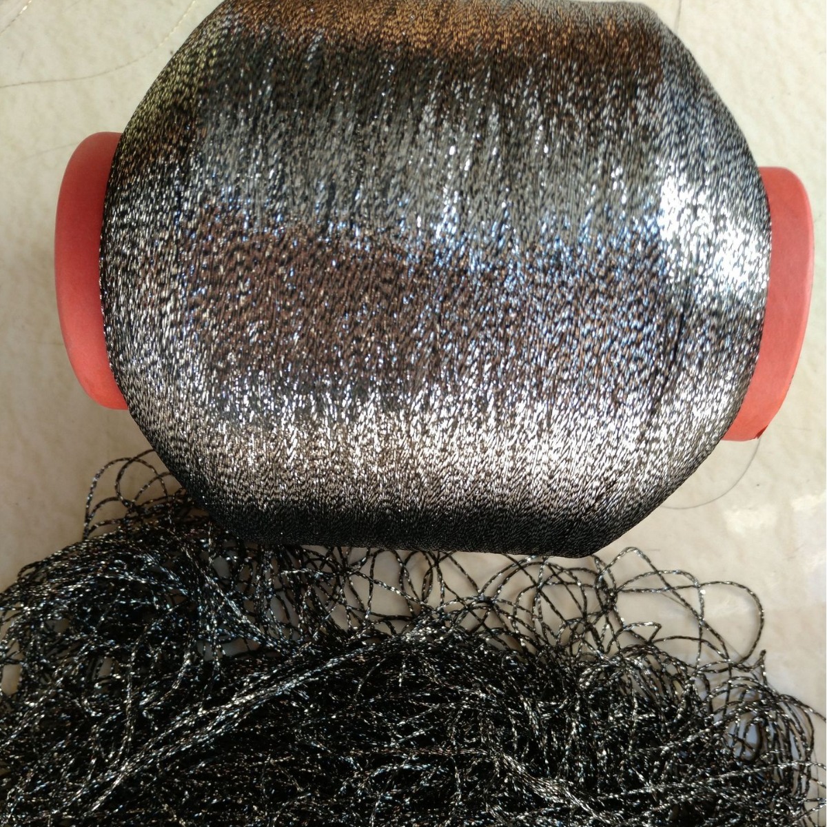 1.5mm金线针筒带绳淡金线扁平条形绳子玫红铝箔织造螺纹线带