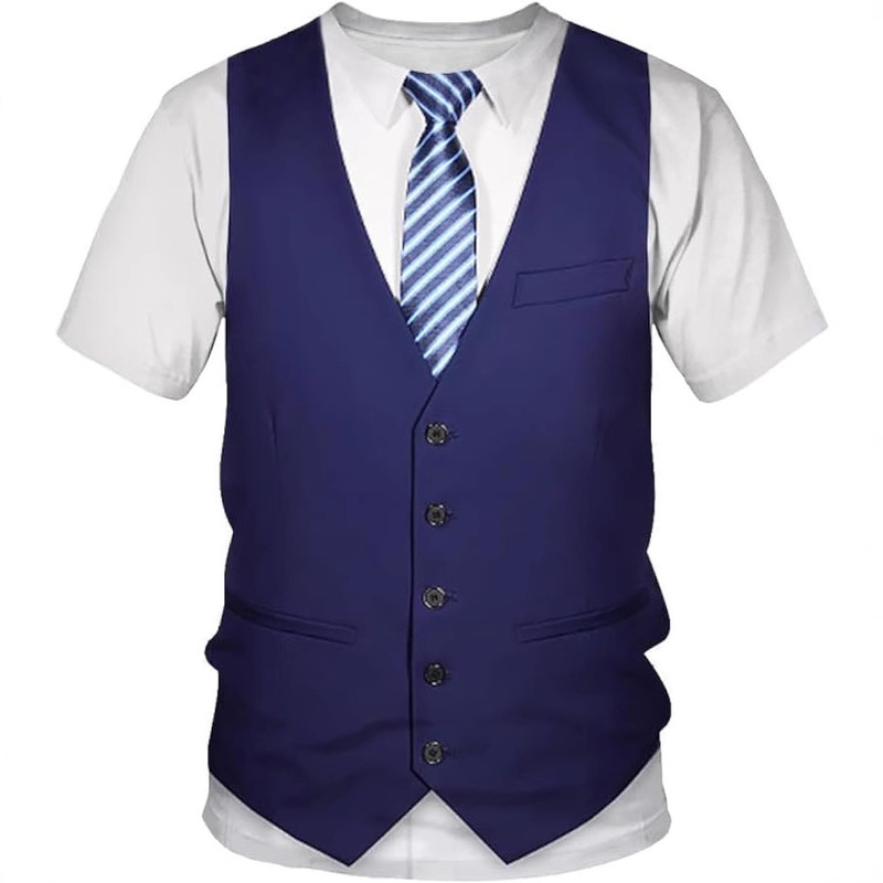 Fun Men's Tuxedo T-Shirt 3D Print T-Shirt