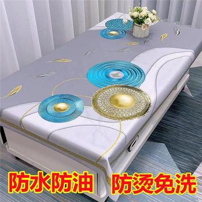 waterproof Anti-oil non-slip Anti scald tablecloth Disposable PVC tea table Table mats rectangle household Northern Europe Table cloth Cushion