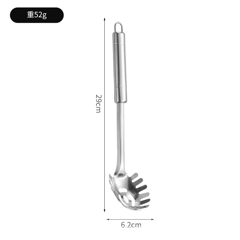 ステンレスキッチン調理スプーンシャベル家庭用二重線鍋シャベルスプーン漏れフォークホテル用品セット調理器具ギフトセット|undefined