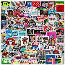 100张滑板涂鸦贴纸旅行箱汽车冰箱摩托车装饰贴纸防水批发哑膜