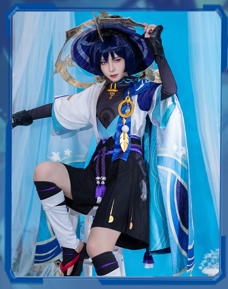 原神cos服 散兵c服久世浮倾 流浪者cosplay服装全套游戏动漫男装-阿里巴巴