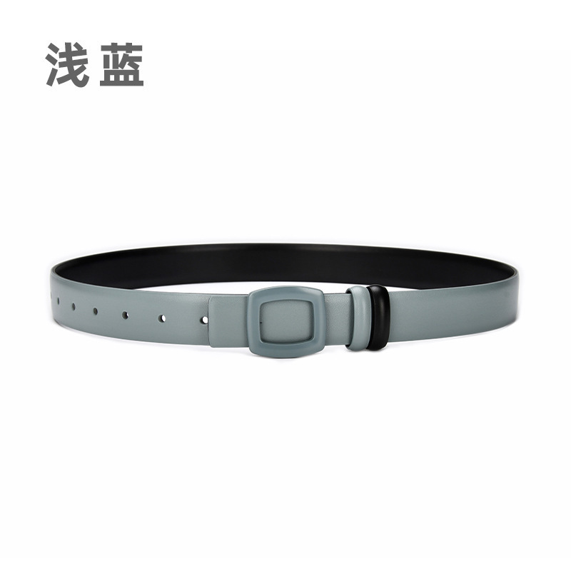 女生真皮皮带女士牛皮腰带女装饰百搭大衣外套牛仔裤女款裤带批发|undefined