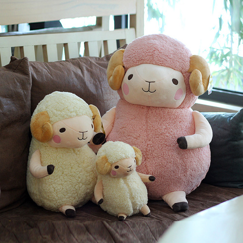 Lamb Doll Alpaca Plush Toy Little Sheep Doll Pleasant Goat Internet Celebrity Sitting Sheep Ugly Cute Doll Toy Pillow