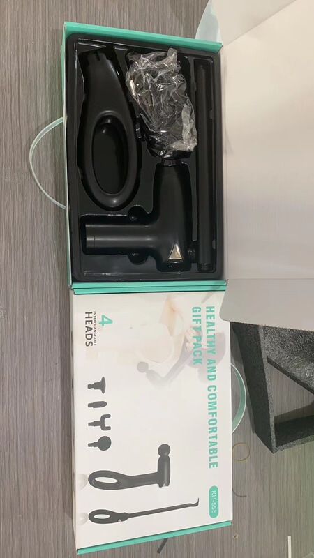 延長ハンドル筋膜銃家庭用高周波振動ミニマッサージガンフィットネス筋リラックスマッサージ器むずむず|undefined