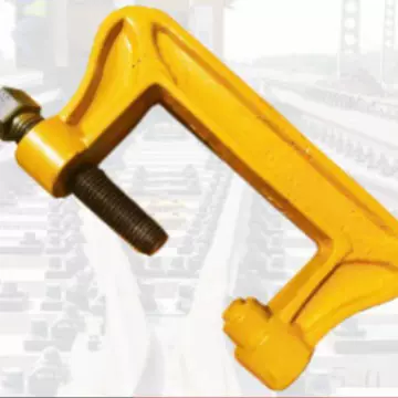 轨道无孔夹紧装置 道岔断轨救援器 43kg铁路钢轨急救器